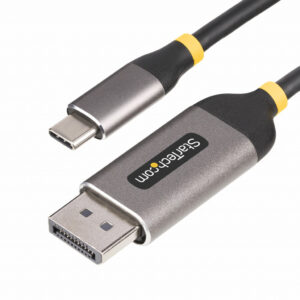 StarTech.com 3m USB-C naar DisplayPort Adapter Kabel, 8K 60Hz, 4K 144Hz, HDR10, USB Type-C naar DP 1.4 Video Converter Kabel, US