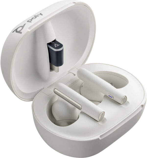 POLY Voyager Free 60/60+ witte oordopjes (2 stuks) - Afbeelding 2