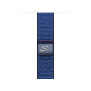 Apple Nike Sport Loop Band Blauw Nylon, Gerecycled polyester, Spandex