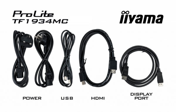 iiyama ProLite TF1934MC-B7X computer monitor 48,3 cm (19") 1280 x 1024 Pixels SXGA LED Touchscreen Zwart - Afbeelding 5
