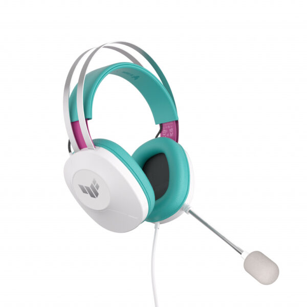 ASUS TUF Gaming H1 Gen II Hatsune Miku Edition Headset Bedraad Hoofdband Gamen USB Type-A Roze, Turkoois, Wit - Afbeelding 6