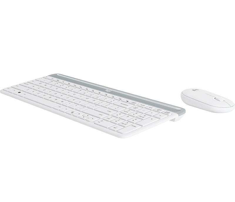 Logitech 920-009205 toetsenbord Inclusief muis Universeel RF Draadloos QWERTY US International Wit - Afbeelding 2