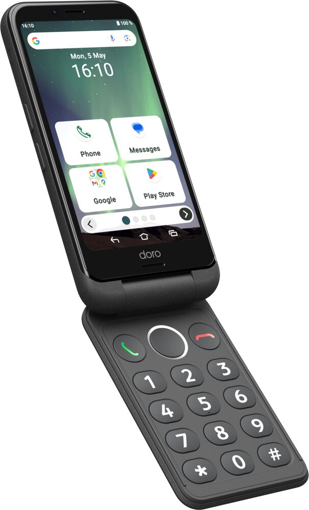 Doro Aurora A20 11,4 cm (4.5") Dual SIM Android 14 4G USB Type-C 4 GB 64 GB 3000 mAh Grafiet - Afbeelding 2