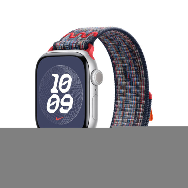 Apple MC1J4ZM/A slimme draagbare accessoire Band Blauw, Rood Nylon - Afbeelding 2