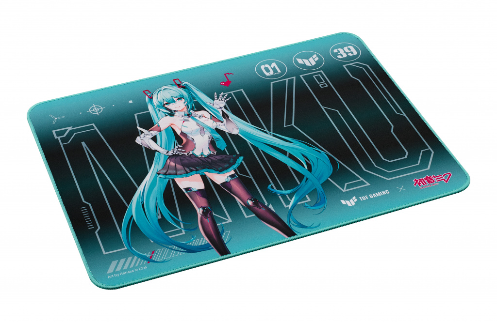 ASUS TUF Gaming P1 Hatsune Miku Edition Game-muismat Turkoois - Afbeelding 3