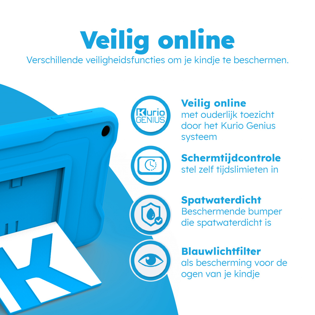 Kurio Tab Premium 32 GB Wifi Blauw - Afbeelding 30