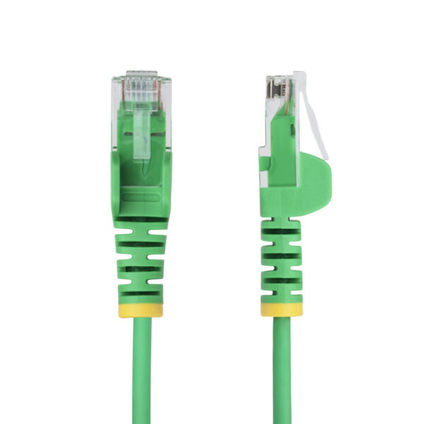 StarTech.com 1,5m Dunne CAT6 Ethernet Kabel, Groen, Snagless, 100W PoE, UTP, LSZH, 28AWG Pure Koperdraad, Slim RJ45 Netwerk Patc - Afbeelding 2