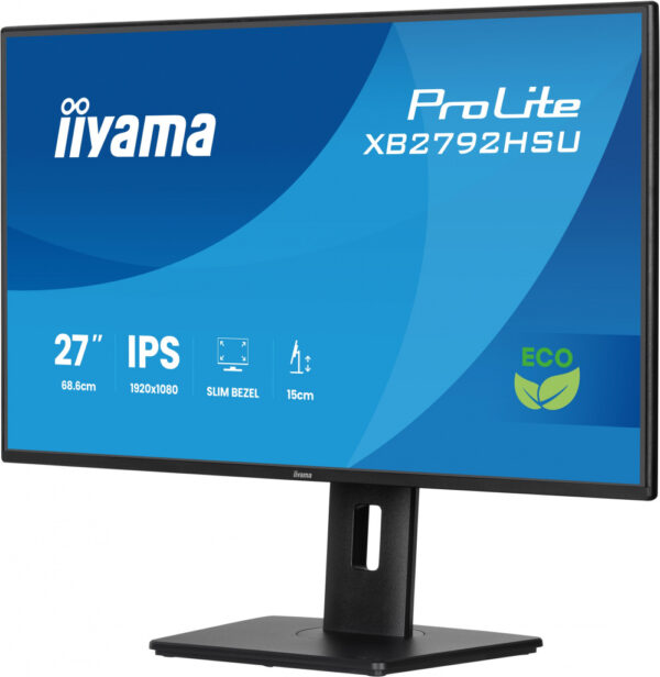 iiyama ProLite XB2792HSU-B1 computer monitor 68,6 cm (27") 1920 x 1080 Pixels Full HD LED Zwart - Afbeelding 4