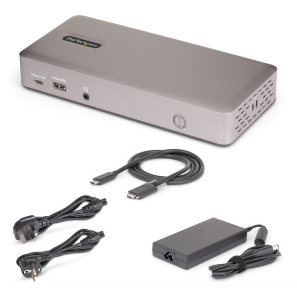 StarTech.com Triple-Monitor USB4 Docking Station, 4K 60Hz HDMI of DisplayPort, 100W Laptop Charging, 2.5GbE, USB-C Multi-Monitor - Afbeelding 10