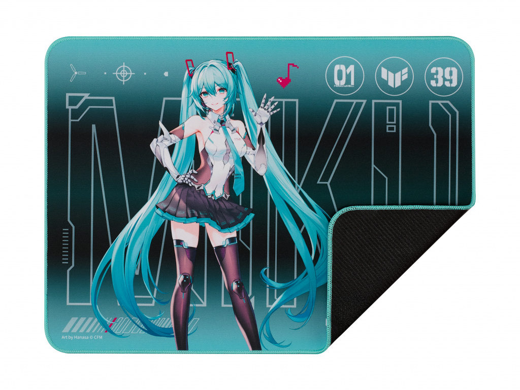 ASUS TUF Gaming P1 Hatsune Miku Edition Game-muismat Turkoois - Afbeelding 5