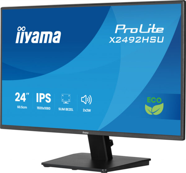 iiyama ProLite X2492HSU-B1 computer monitor 61 cm (24") 1920 x 1080 Pixels Full HD LED Zwart - Afbeelding 6