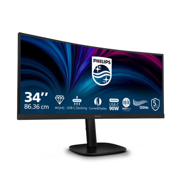 Philips 3000 series 34B2U3600C/00 computer monitor 86,4 cm (34") 3440 x 1440 Pixels Wide Quad HD LCD Zwart - Afbeelding 14