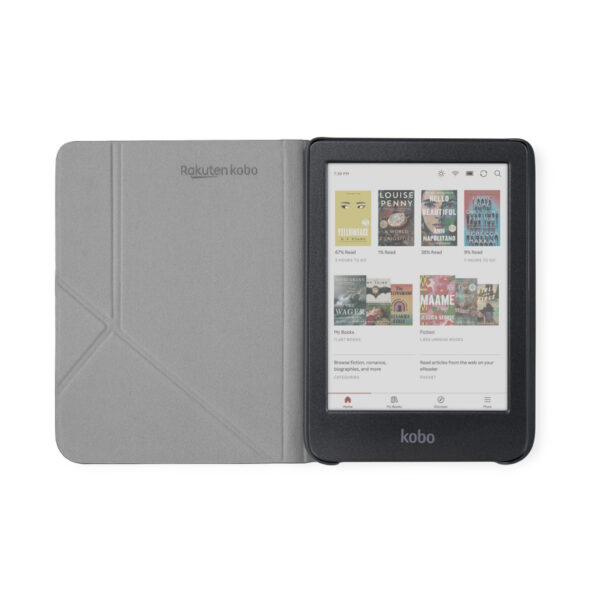 Rakuten Kobo SleepCover e-bookreaderbehuizing 15,2 cm (6") Folioblad Zwart - Afbeelding 2