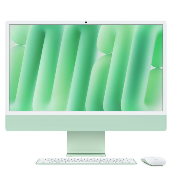 Apple iMac Apple M M4 59,7 cm (23.5") 4480 x 2520 Pixels Alles-in-één-pc 16 GB 256 GB SSD macOS Sequoia Wi-Fi 6E (802.11ax) Groe