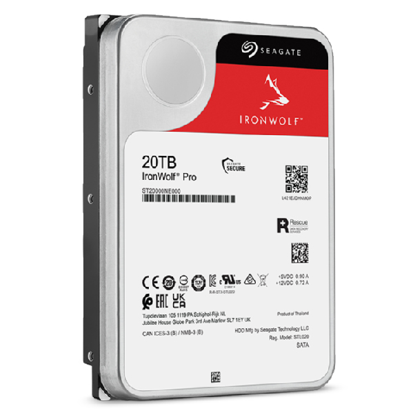 Seagate IronWolf Pro ST20000NT001 interne harde schijf 20 TB 7200 RPM 256 MB 3.5" - Afbeelding 6