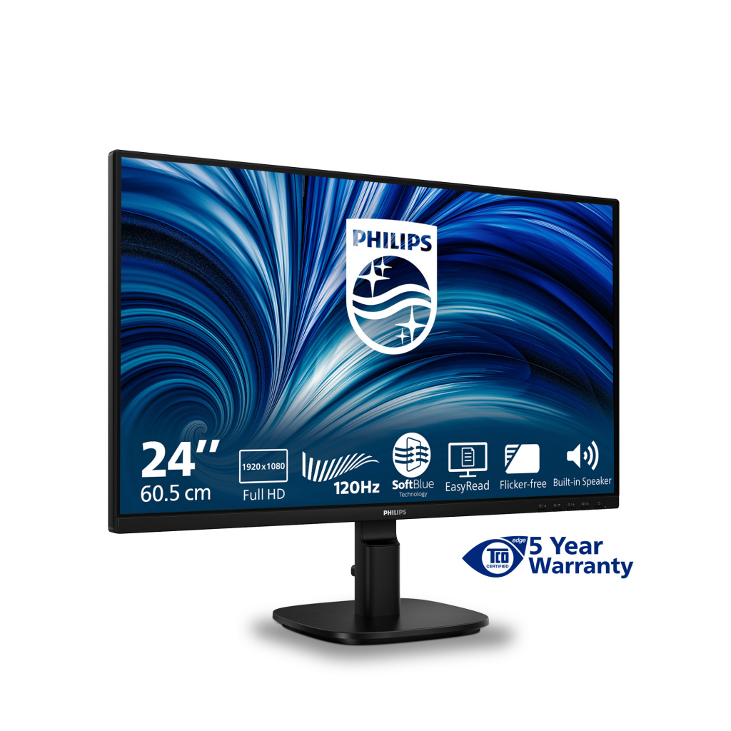 Philips 2000 series 24B2N2200/00 computer monitor 60,5 cm (23.8") 1920 x 1080 Pixels Full HD LCD Zwart - Afbeelding 4