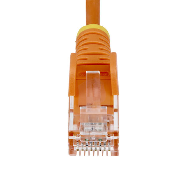 StarTech.com 15m Dunne CAT6 Ethernet Kabel, Oranje, Snagless, 100W PoE, UTP, LSZH, 28AWG Pure Koperdraad, Slim RJ45 Netwerk Patc - Afbeelding 4