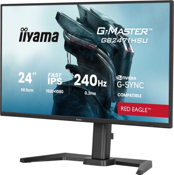 iiyama GB2471HSU-B1 computer monitor 60,5 cm (23.8") 1920 x 1080 Pixels Zwart - Afbeelding 3