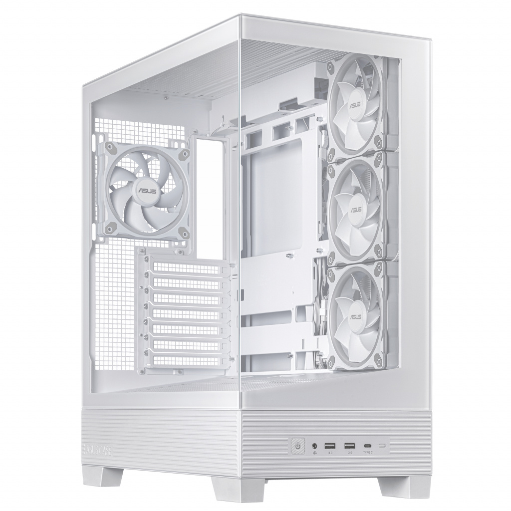 ASUS A31 Plus TG ARGB WHITE Midi Tower Wit