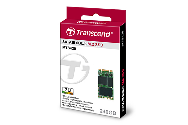 Transcend MTS420 240 GB M.2 SATA III 3D NAND - Afbeelding 2