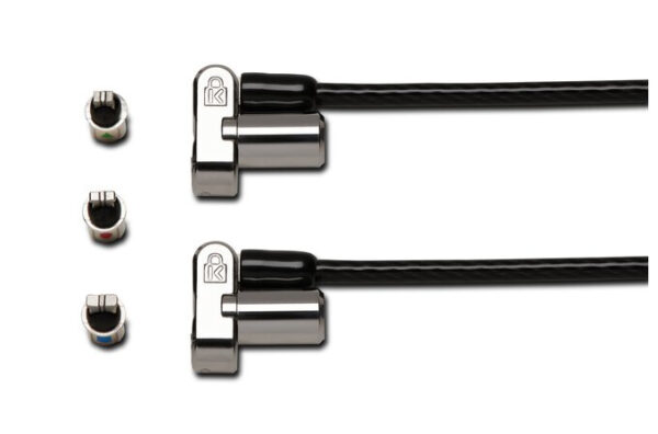 Kensington Universeel 3-in-1-kabelslot met sleutel en dubbele slothoofden - Afbeelding 3