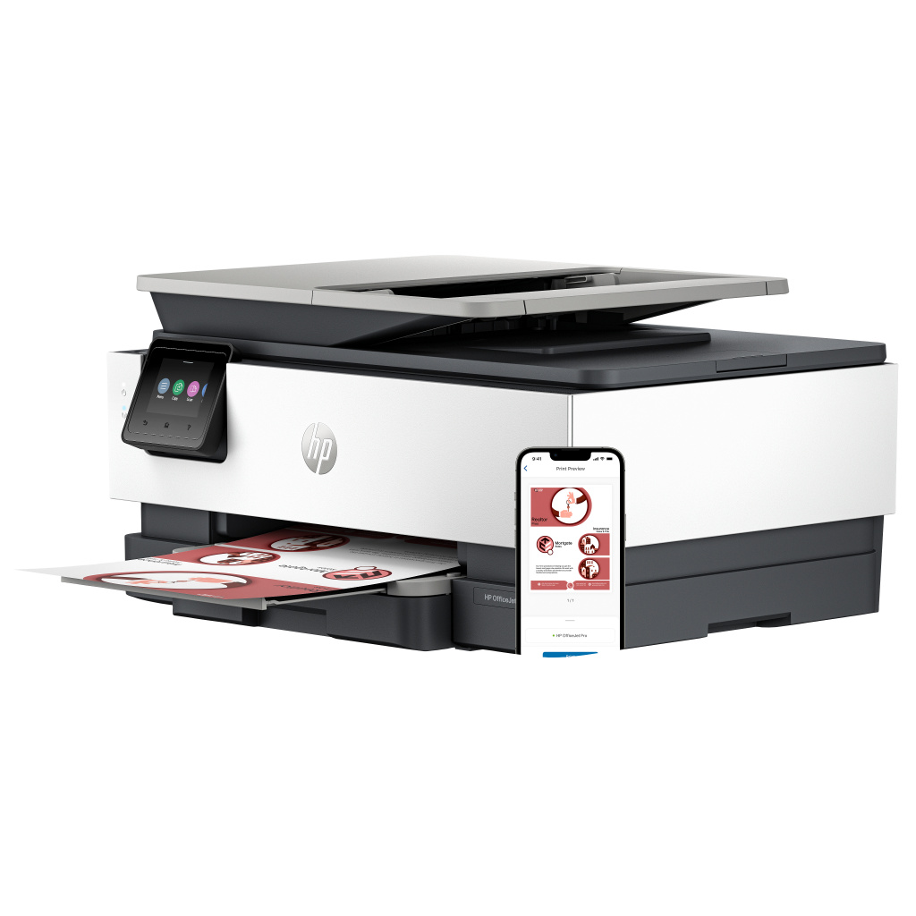 HP OfficeJet Pro 8132e Draadloos All-in-One Kleur Printer, Instant Ink; Dubbelzijdig printen - Afbeelding 5