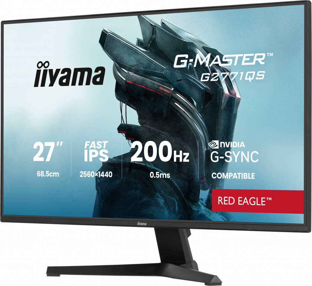 iiyama G2771QS-B1 computer monitor 68,6 cm (27") 2560 x 1440 Pixels Wide Quad HD Zwart - Afbeelding 2