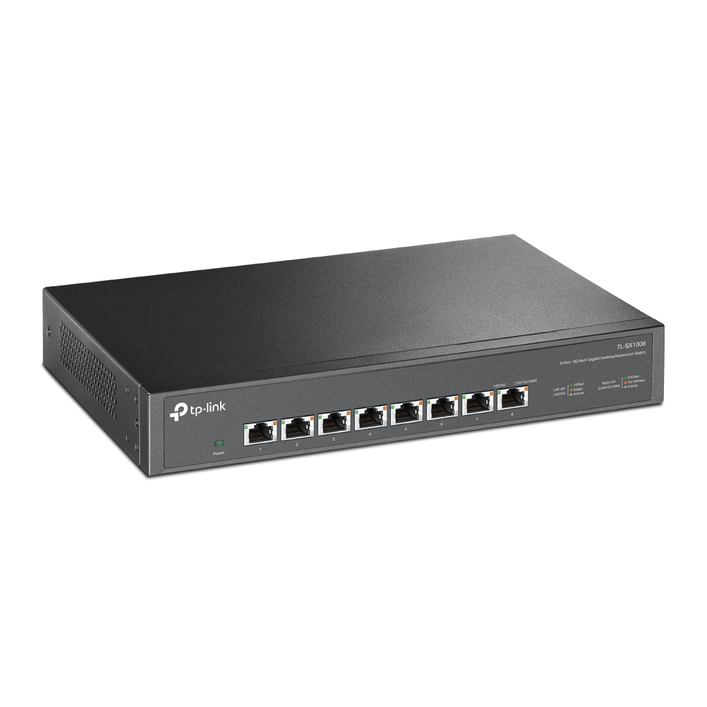 TP-Link TL-SX1008 netwerk-switch Unmanaged 10G Ethernet (100/1000/10000) 1U Zwart - Afbeelding 3