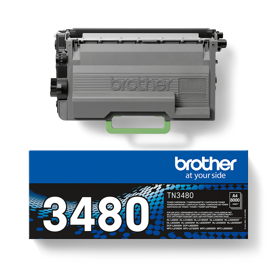 Brother TN-3480 tonercartridge 1 stuk(s) Origineel Zwart - Afbeelding 3