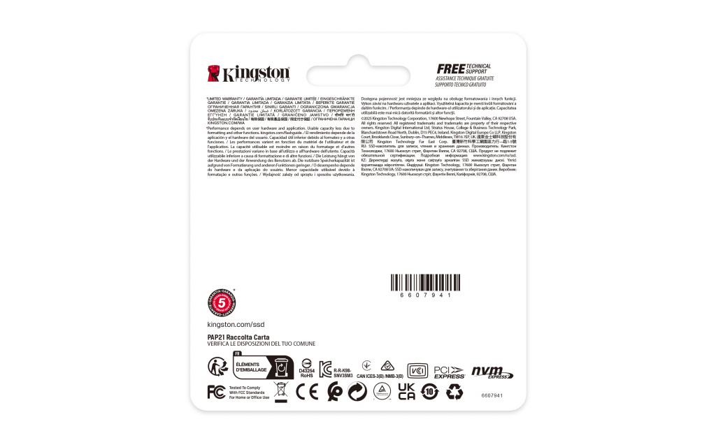 Kingston Technology 500G NV3 M.2 2230 NVMe SSD - Afbeelding 4