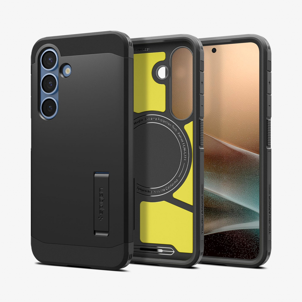 Spigen Tough Armor AI (MagFit) mobiele telefoon behuizingen 17 cm (6.7") Hoes Zwart - Afbeelding 2