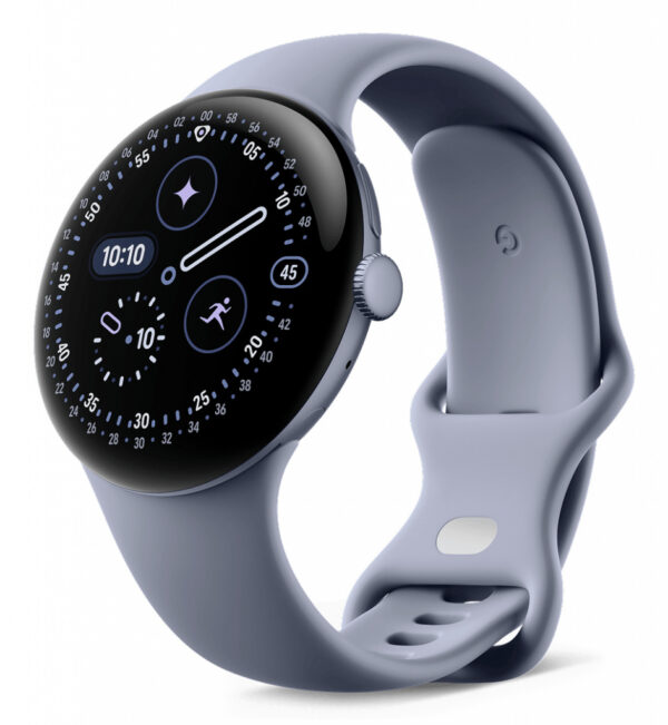 Google Pixel Watch 4 AMOLED 45 mm Digitaal Touchscreen Blauw Wifi GPS