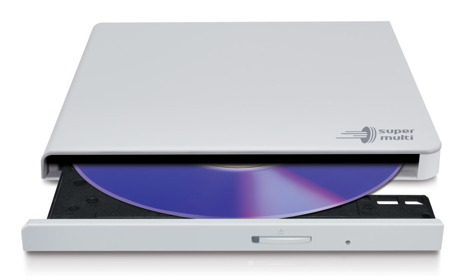 Hitachi-LG Slim Portable DVD-Writer optisch schijfstation DVD±RW Wit - Afbeelding 4