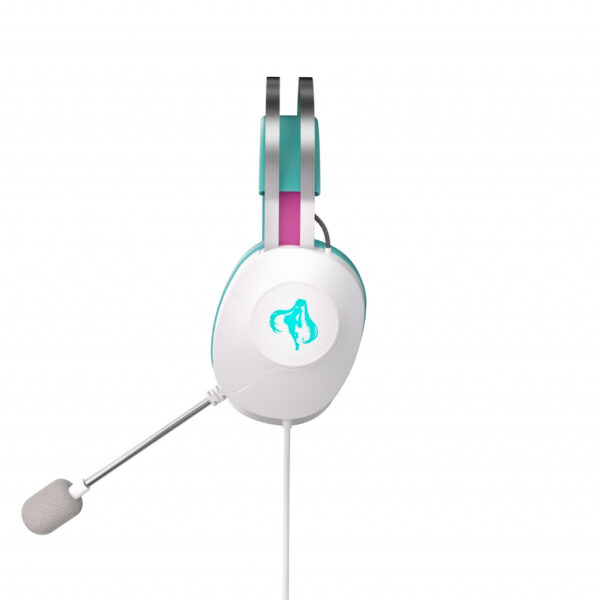 ASUS TUF Gaming H1 Gen II Hatsune Miku Edition Headset Bedraad Hoofdband Gamen USB Type-A Roze, Turkoois, Wit - Afbeelding 4