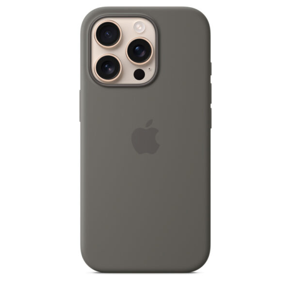 Apple Siliconenhoesje met MagSafe voor iPhone 16 Pro - Rotsgrijs