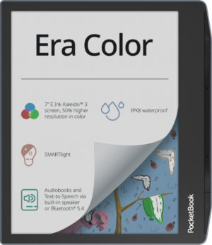 PocketBook Era Color e-book reader Touchscreen 32 GB Wifi Zwart, Lichtblauw