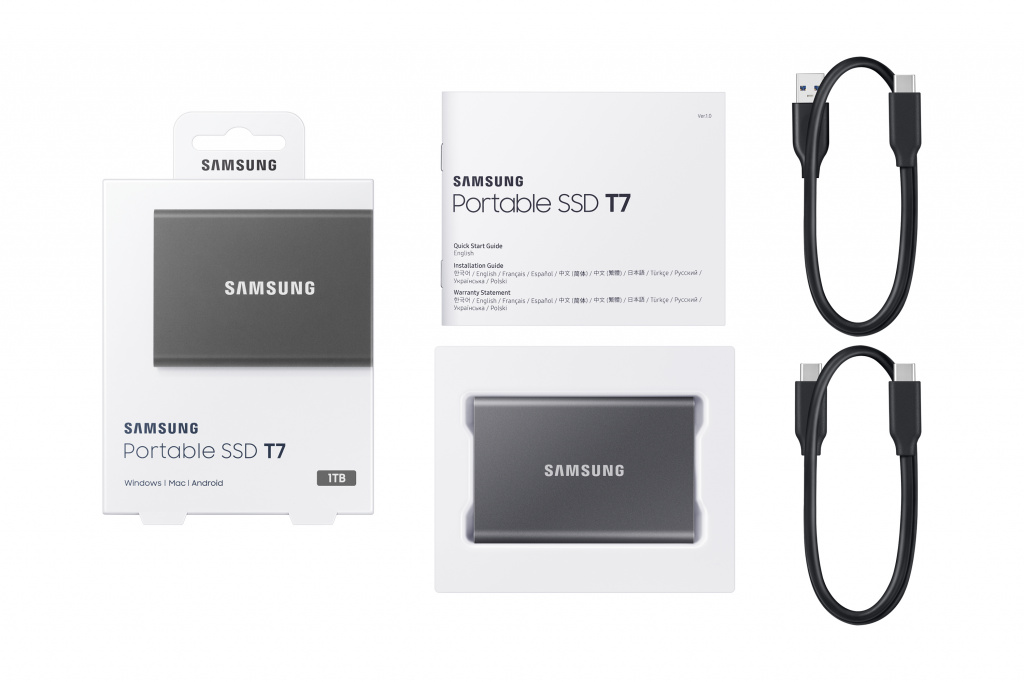 Samsung Portable SSD T7 1 TB USB Type-C 3.2 Gen 2 (3.1 Gen 2) Grijs - Afbeelding 12