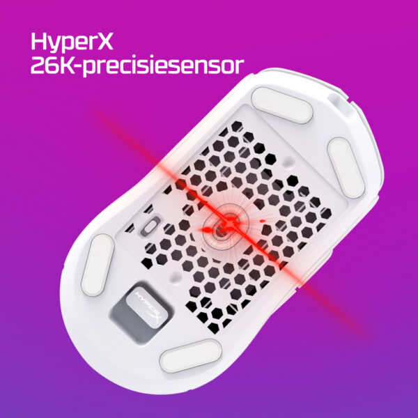 HyperX Pulsefire Haste 2 - draadloze gamingmuis (wit) - Afbeelding 10