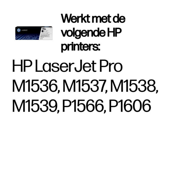 HP 78A originele zwarte LaserJet tonercartridge - Afbeelding 2