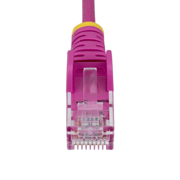 StarTech.com 10m Dunne CAT6 Ethernet Kabel, Roze, Snagless, 100W PoE, UTP, LSZH, 28AWG Pure Koperdraad, Slim RJ45 Netwerk Patchk - Afbeelding 4