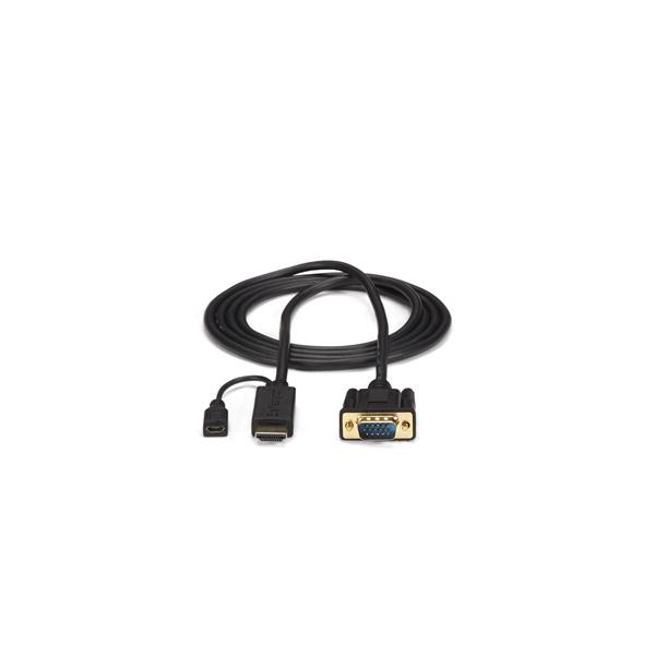 StarTech.com 3 m HDMI-naar-VGA actieve converterkabel HDMI-naar-VGA-adapter 1920x1200 of 1080p - Afbeelding 2