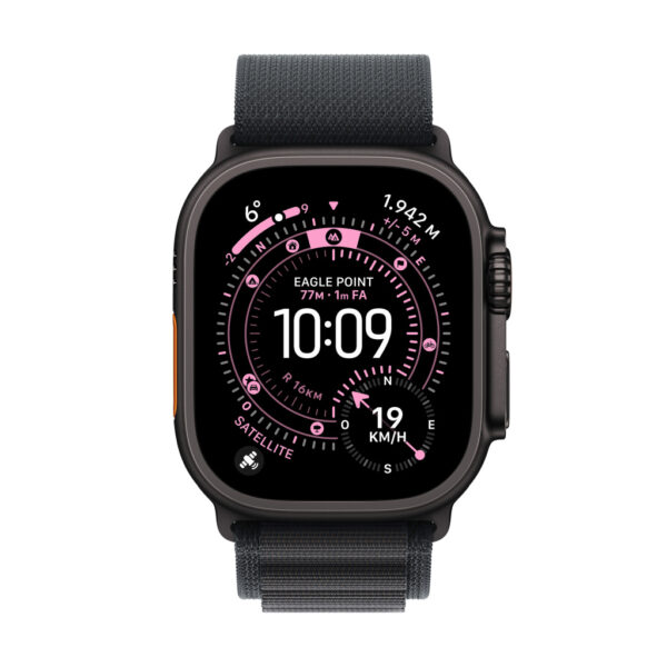 Apple Watch Ultra 3 OLED 49 mm Digitaal 422 x 514 Pixels Touchscreen 5G Zwart Wifi GPS - Afbeelding 2
