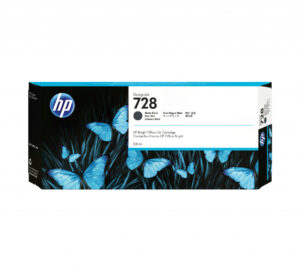 HP 728 matzwarte DesignJet inktcartridge, 300 ml