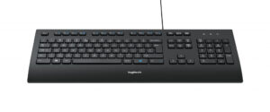 Logitech K280E Pro f/ Business toetsenbord Kantoor USB QWERTY US International Zwart
