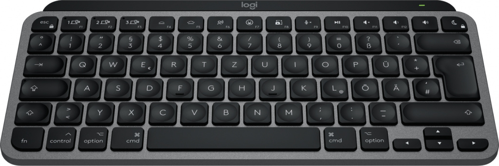 Logitech MX Keys Mini For Mac toetsenbord Thuis/Werk Bluetooth QWERTZ Duits Zwart, Grijs - Afbeelding 2