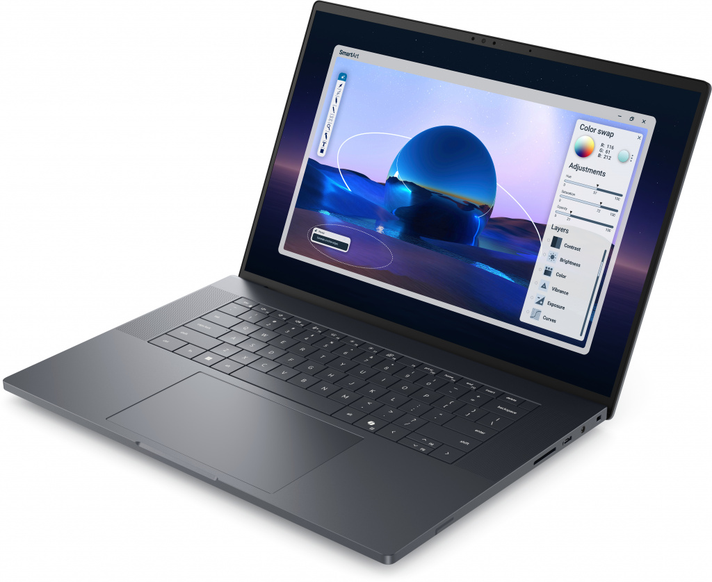 DELL Pro Max 16 Premium MA16250 Intel Core Ultra 7 265H Mobiel werkstation 40,6 cm (16") Full HD+ 32 GB LPDDR5x-SDRAM 1 TB SSD N - Afbeelding 3