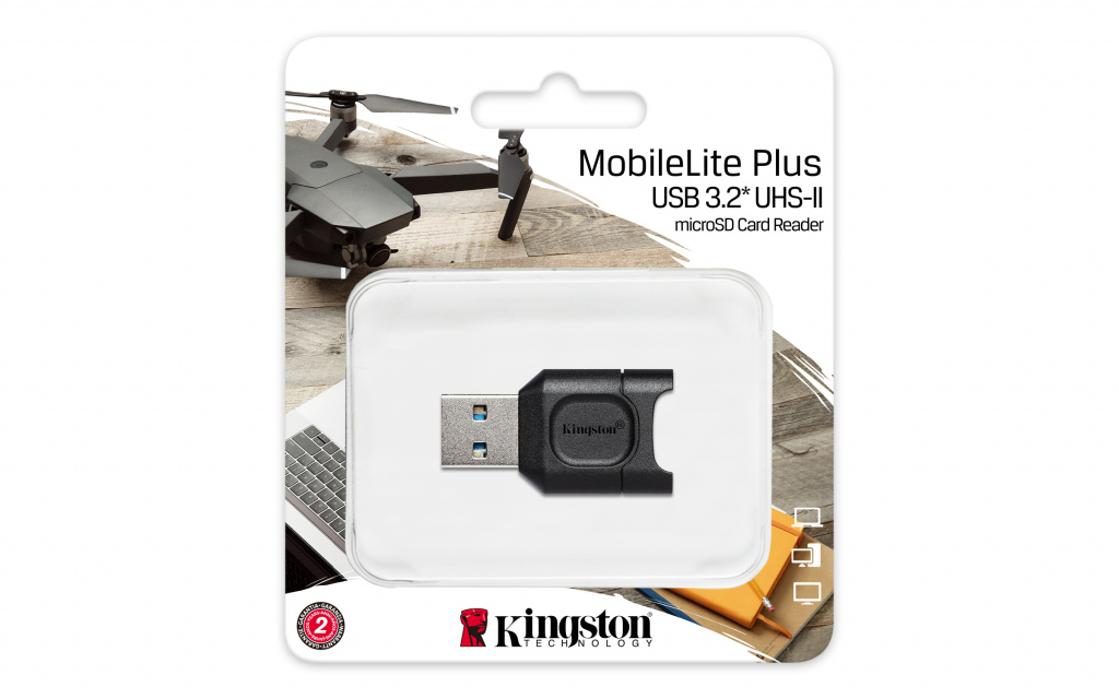 Kingston Technology MobileLite Plus geheugenkaartlezer USB 3.2 Gen 1 (3.1 Gen 1) Type-A Zwart - Afbeelding 3