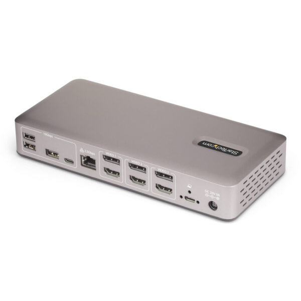 StarTech.com Triple-Monitor USB4 Docking Station, 4K 60Hz HDMI of DisplayPort, 100W Laptop Charging, 2.5GbE, USB-C Multi-Monitor - Afbeelding 2