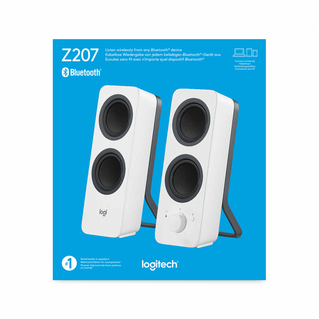 Logitech 980-001292 luidspreker Wit Bedraad en draadloos 5 W - Afbeelding 7