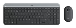 Logitech 920-009194 toetsenbord Inclusief muis Universeel RF Draadloos AZERTY Belgisch Grafiet